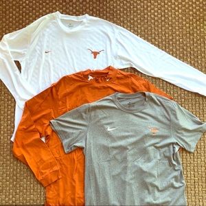 3 MENS UT Dry-Fit long and short sleeve shirts
